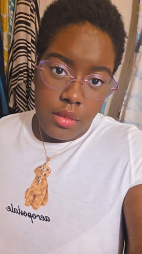 Customer photo review of Jenna Eyeglasses