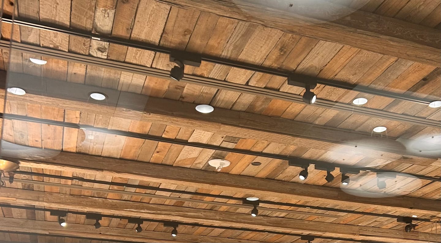 Customer photo review of Reclaimed Rustic Pine Sample Pack