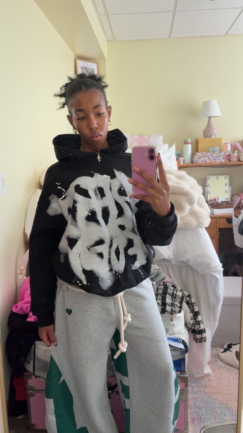 Customer photo review of Aelfric Eden Abstract Graphic Hoodie