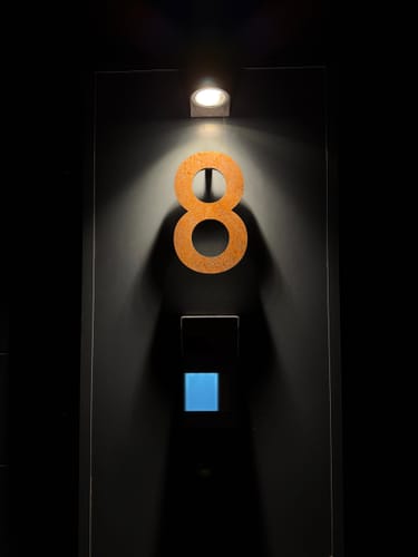 Customer photo review of Numeri e lettere singole 3D