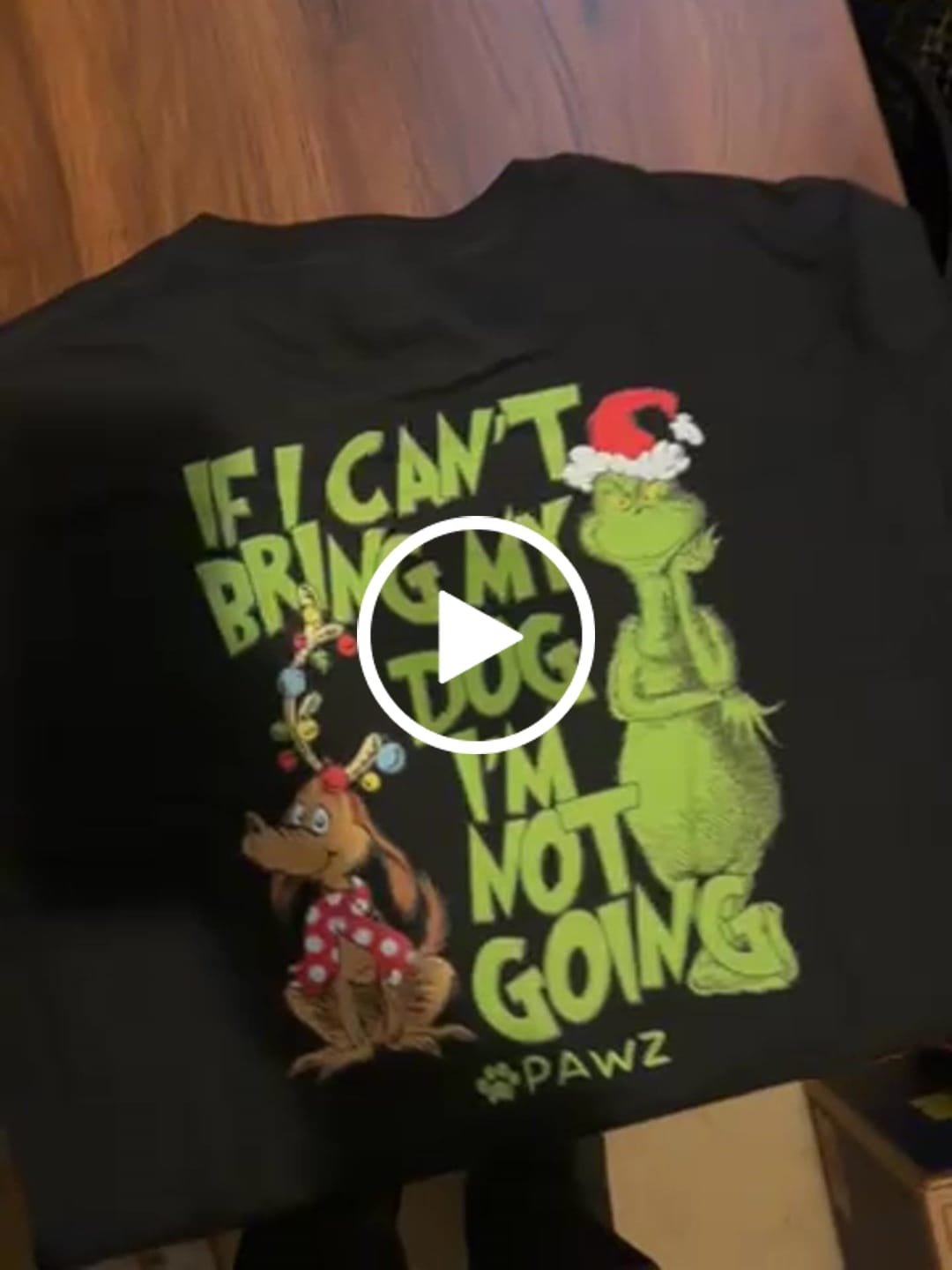Customer video review of I'm Not Going (Adult Short Sleeve T-Shirt)