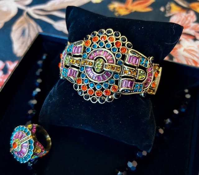 Customer photo review of HEIDI DAUS® "Guilty Pleasure" Crystal Art Deco Statement Bracelet
