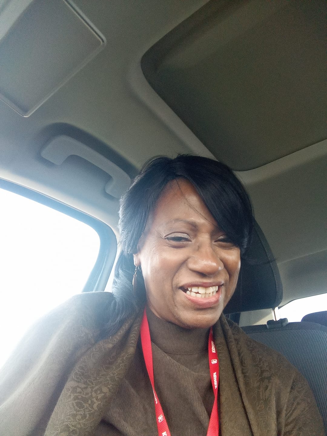 Customer photo review of Mane Concept Isis Brown Sugar Human Hair Blend Full Wig - BS110