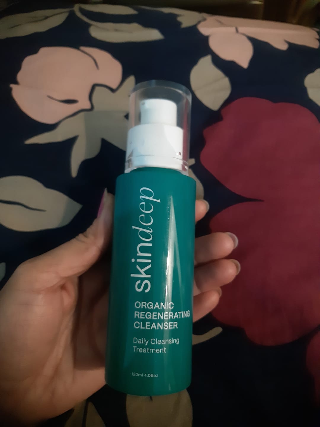 Customer photo review of ORGANIC REGENERATING FACE WASH - Daily Cleansing Treatment