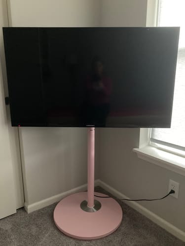 Customer photo review of Master V2 FT65 Floor TV Stand With Wheels
