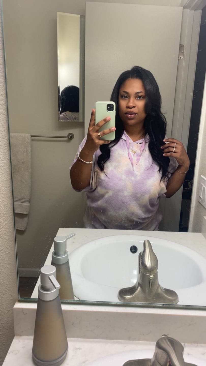Customer photo review of Body Wave Human Hair Bundles Natural Color