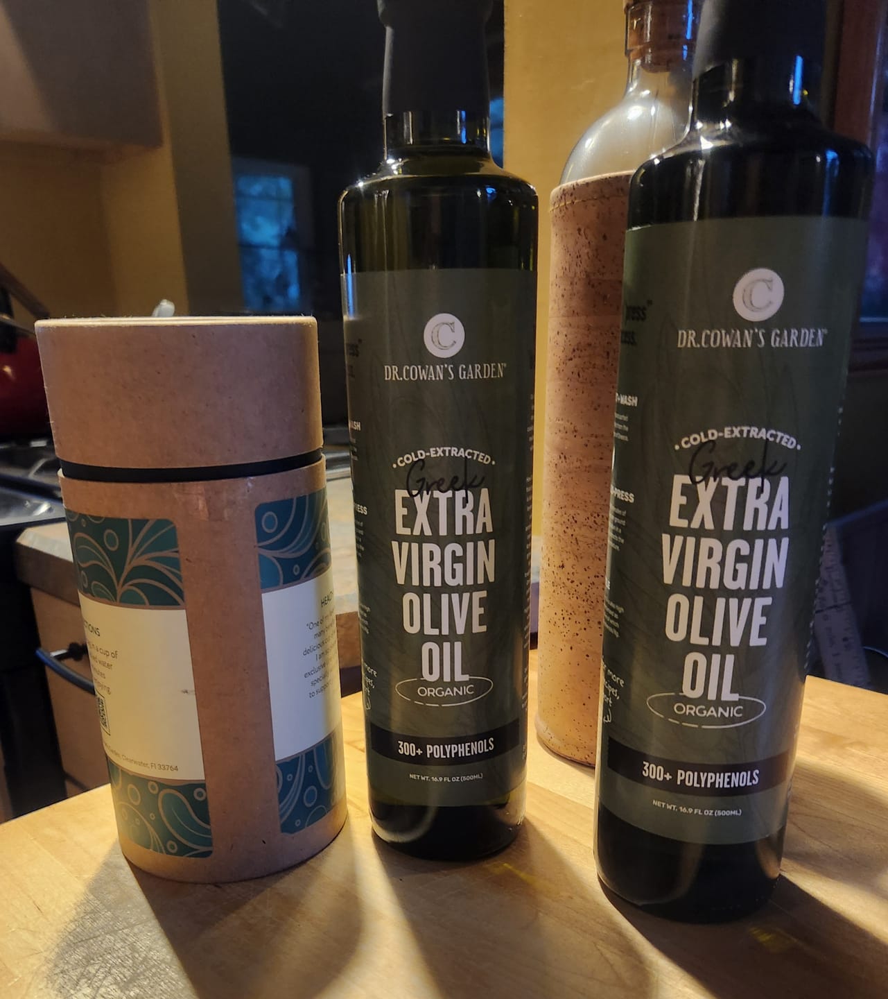 Customer photo review of 300+ Polyphenol Organic Extra Virgin Olive Oil