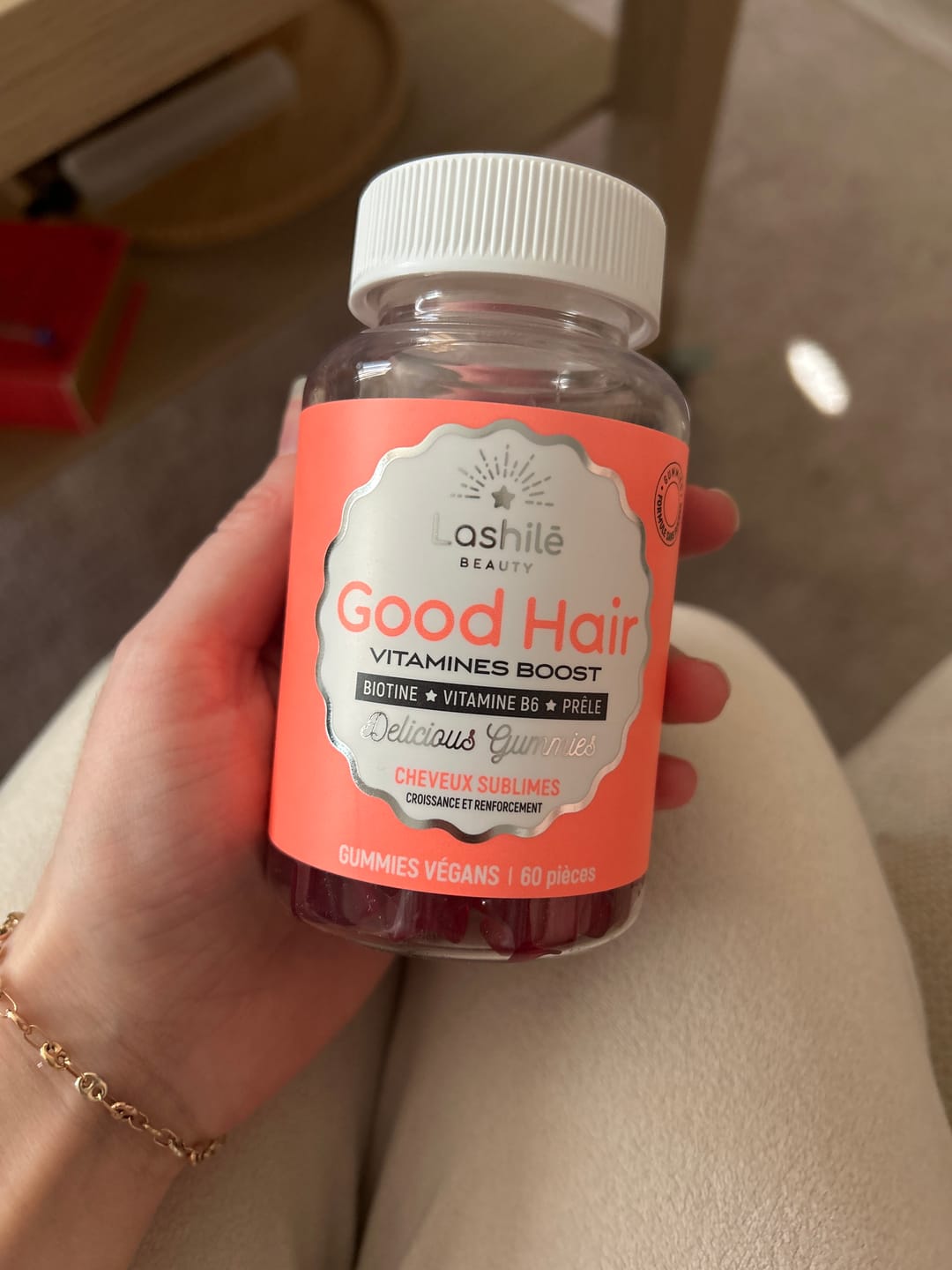 Customer photo review of Pack Boost Pousse Cheveux