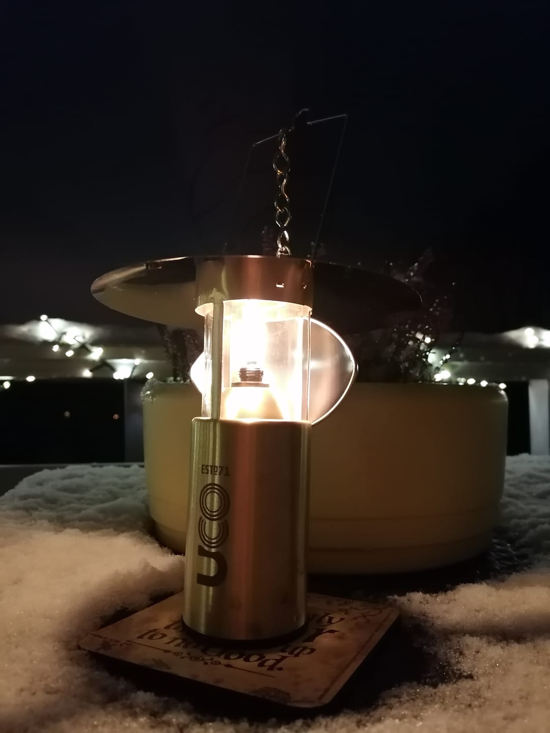 Customer photo review of Oil Inserts for Use with UCO Original Lanterns