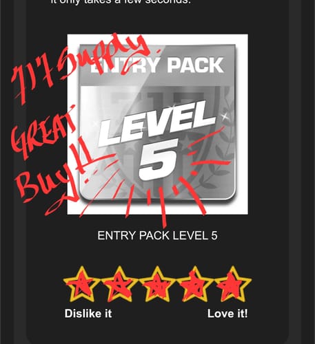 Customer photo review of ENTRY PACK LEVEL 5