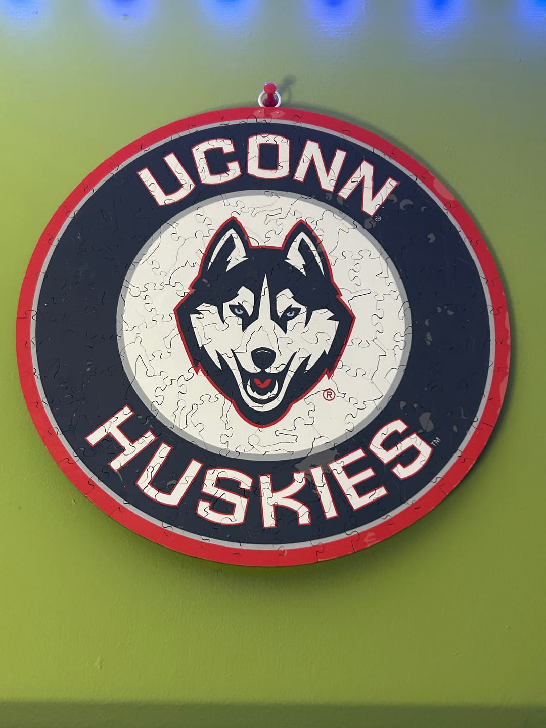 Customer photo review of University of Connecticut - Wooden Puzzle