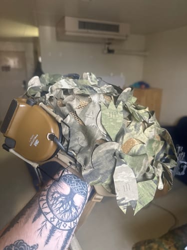 Customer photo review of Predator Ghillie™ Helmet Cover