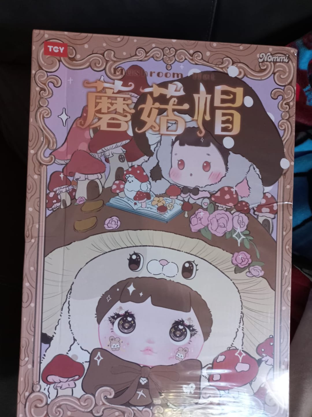 Customer photo review of Nommi Mushroom Hat 400% Series Plush Blind Box