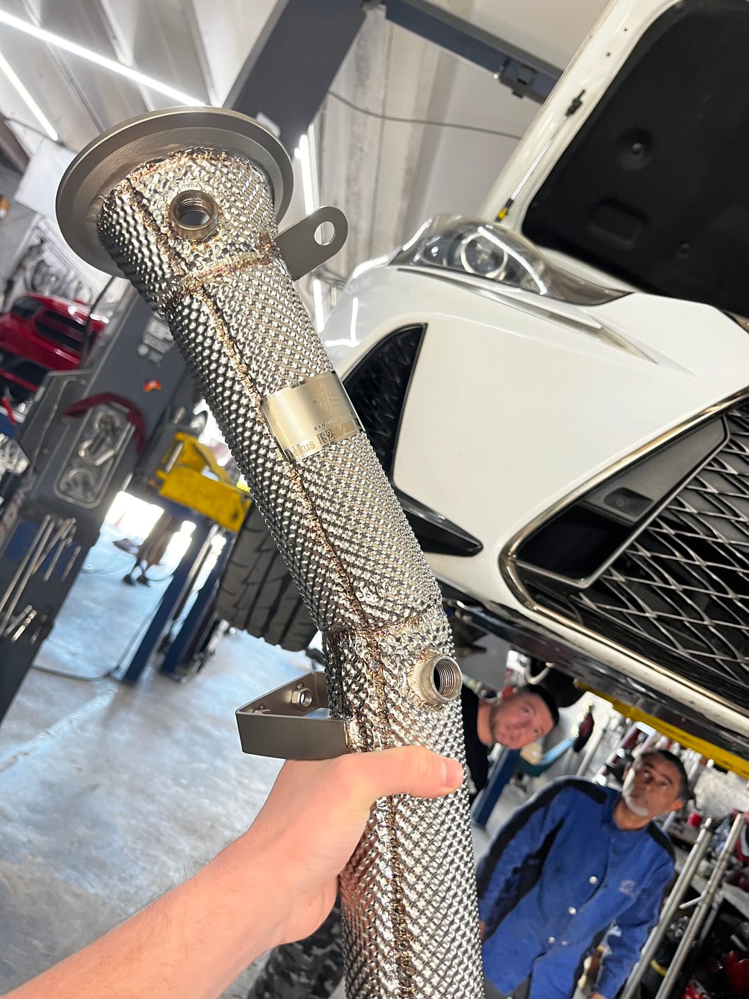 Customer photo review of Lexus IS200T/250/300 2.0T Downpipe
