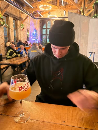Customer photo review of Spicy Custom Embroidered Photo Hoodie