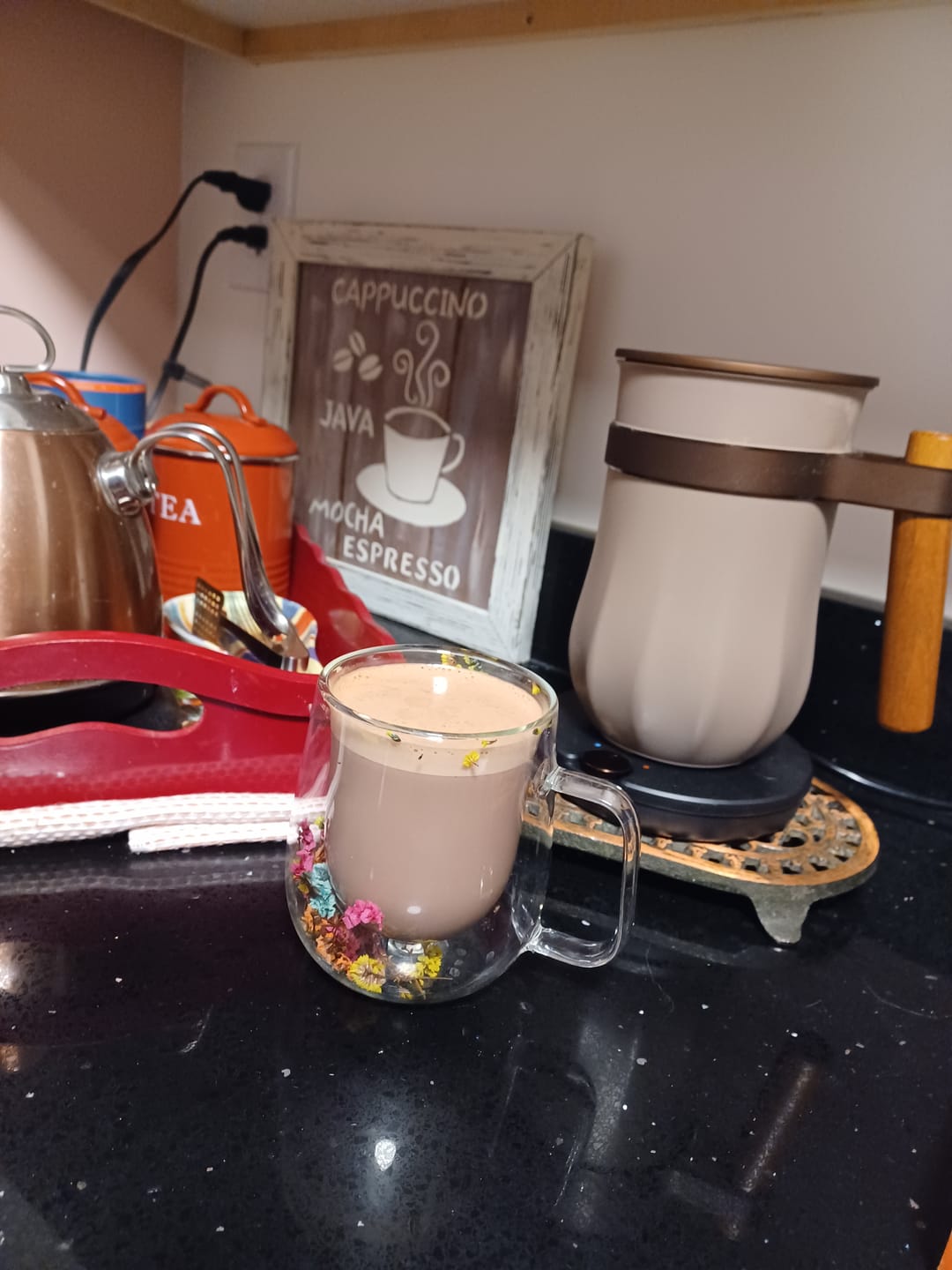 Customer photo review of Peppermint Dark Hot Chocolate