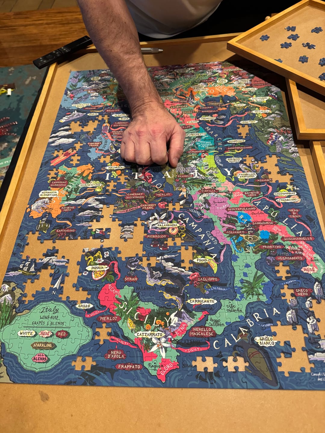 Customer photo review of Italy Wine Puzzle