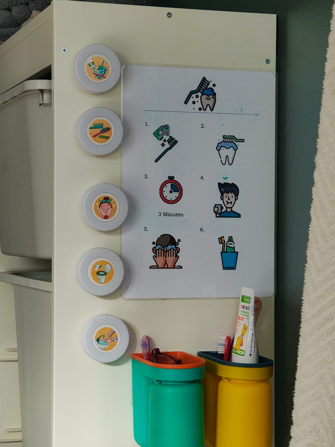 Customer photo review of 5 Routinelichter + 12 Themensticker nach Wahl inkl. Musik/ Videofunktion