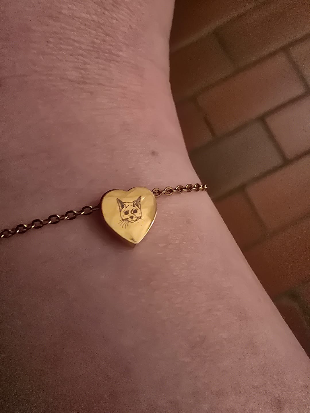 Customer photo review of Armband mit Herzanhänger