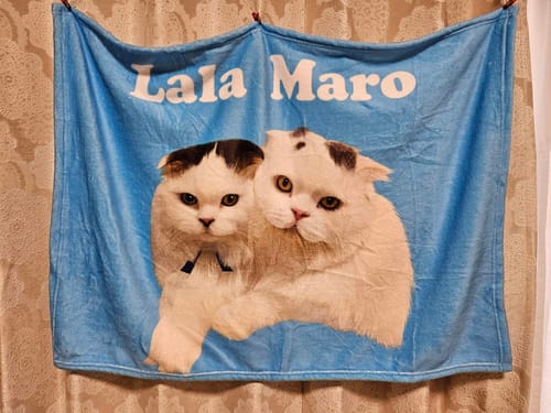 Customer photo review of Petcanva©オーダーメイド ペット似顔絵【3点セット】