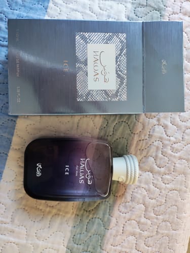 Reseña con foto de un cliente sobre Perfume Rasasi  HAWAS ICE 100ml EDP