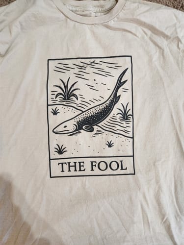 Customer photo review of The Devonian Fool T-Shirt