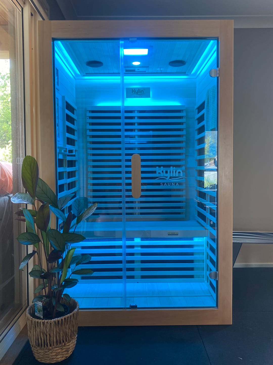 Customer photo review of Kylin Low EMF Carbon Infrared Sauna 2 Person with floor heater H6201-F