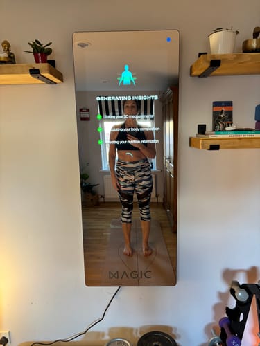 Customer photo review of MAGIC AI: Fitness Smart Mirror
