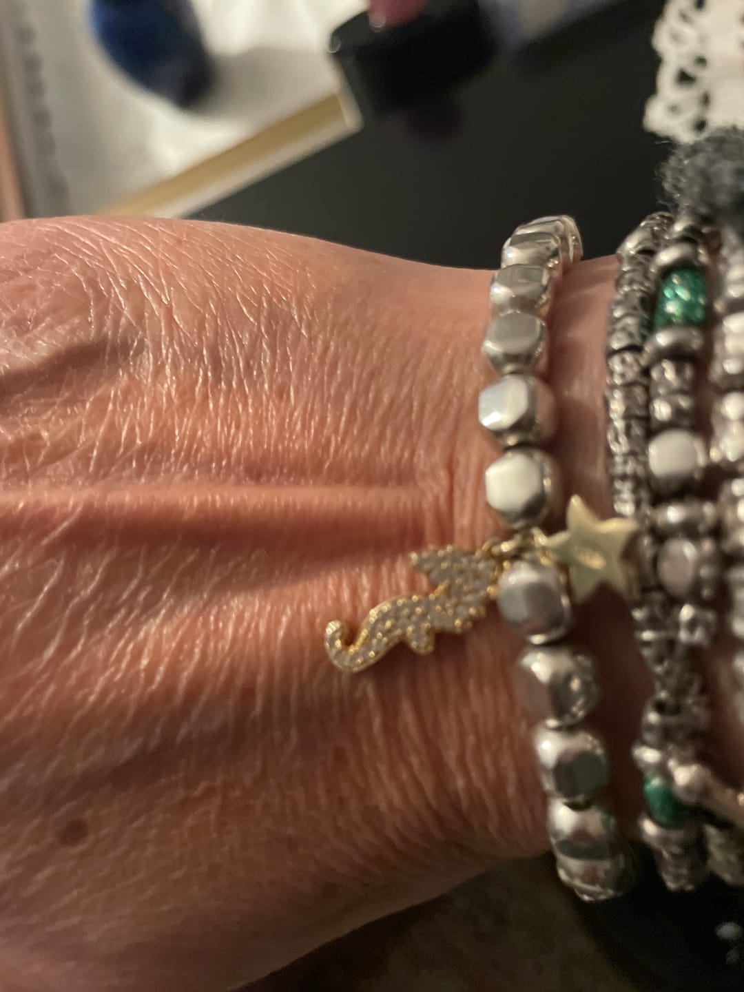 Customer photo review of Bracciale Cubic Oro