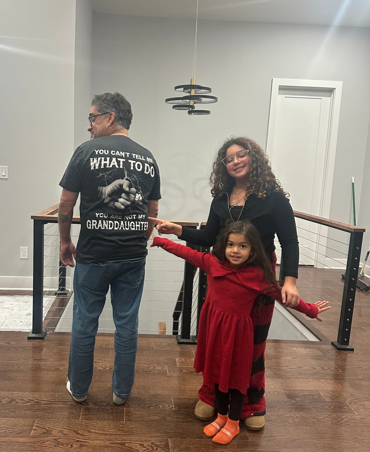 Customer photo review of My Granddaughter Premium Fit Mens Tee