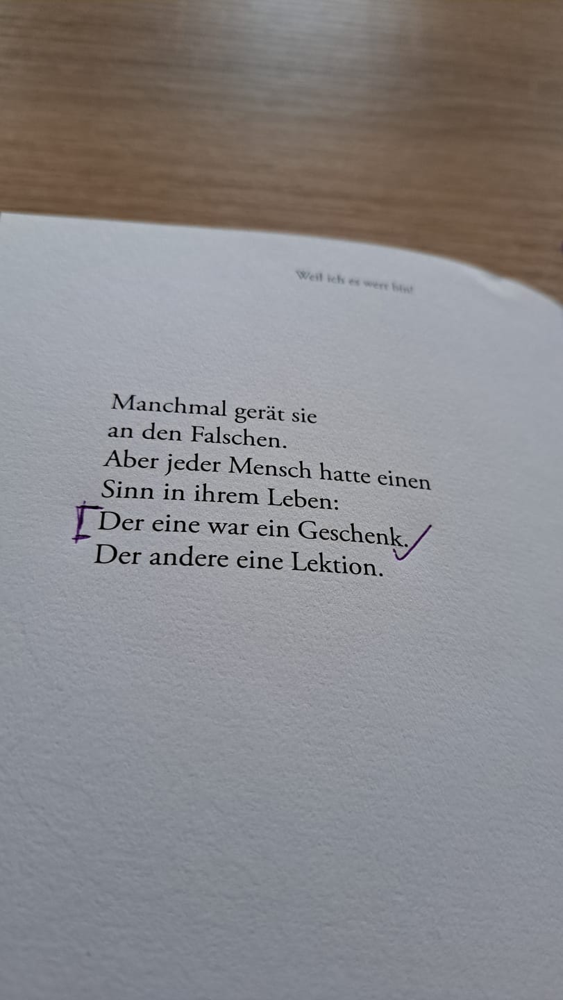 Customer photo review of Weil ich es wert bin! - 101 Herzensgedanken für sie