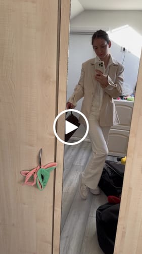 Customer video review of White Cotton Embroidered Long Sleeves Shirt