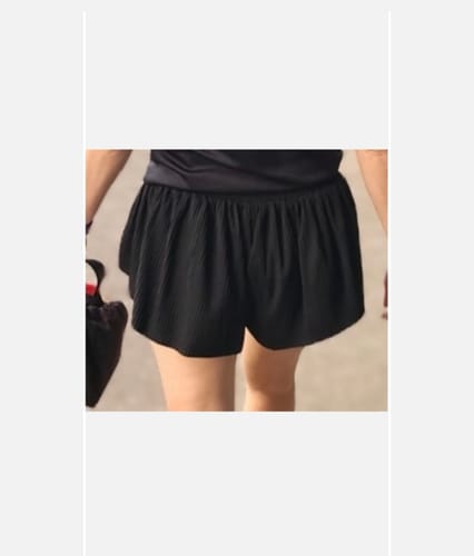 Customer photo review of Pleated Shorts
