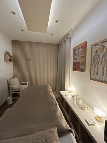 Customer photo review of Panneau Acoustique Bois Chêne Feutrine Blanc 260 Akupanel