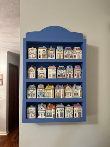 Customer photo review of Painted Lenox Village Spice Rack Shelf