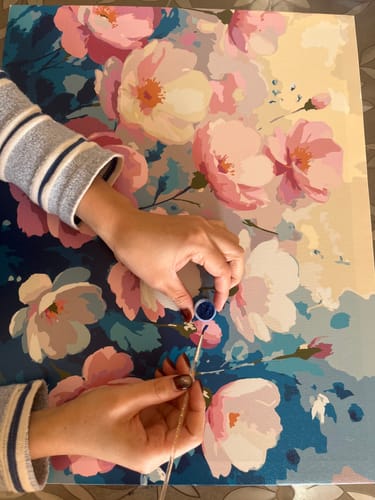 Customer photo review of Beautiful Watercolor Floral