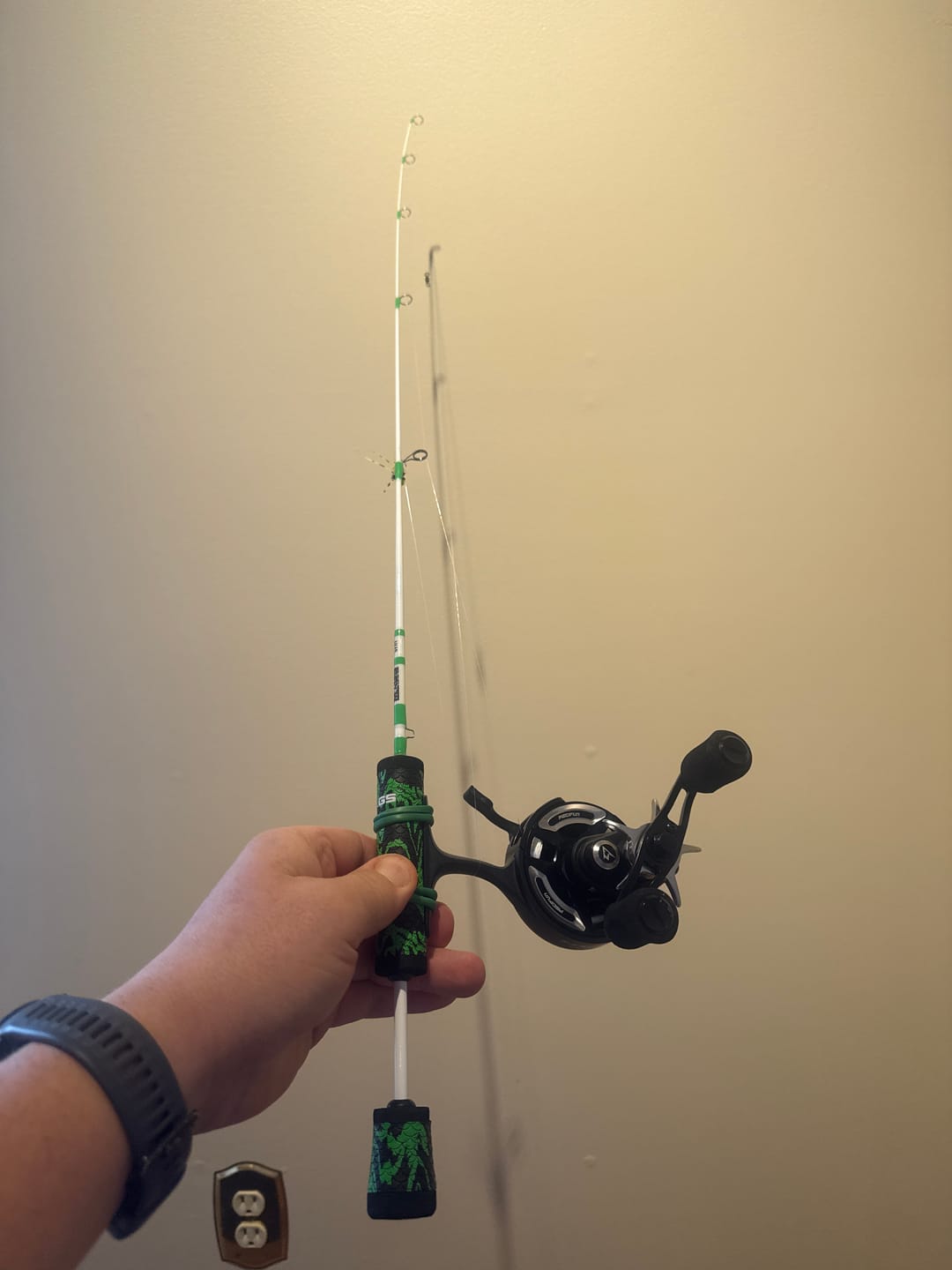 Customer photo review of Custom Carbon Ice Rod