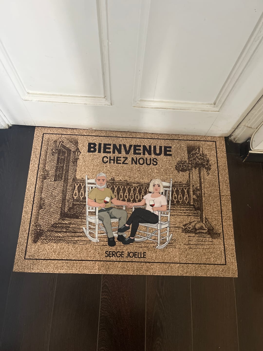 Customer photo review of Chez nous - Couple-Paillasson