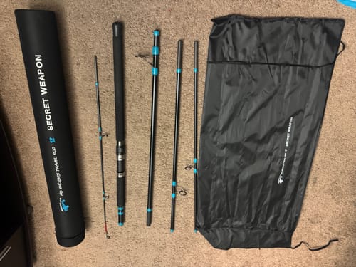 Customer photo review of 12ft "Secret Weapon" Crab Snare/Surf No Excuses Travel Rod, 5-Piece Heavy Action