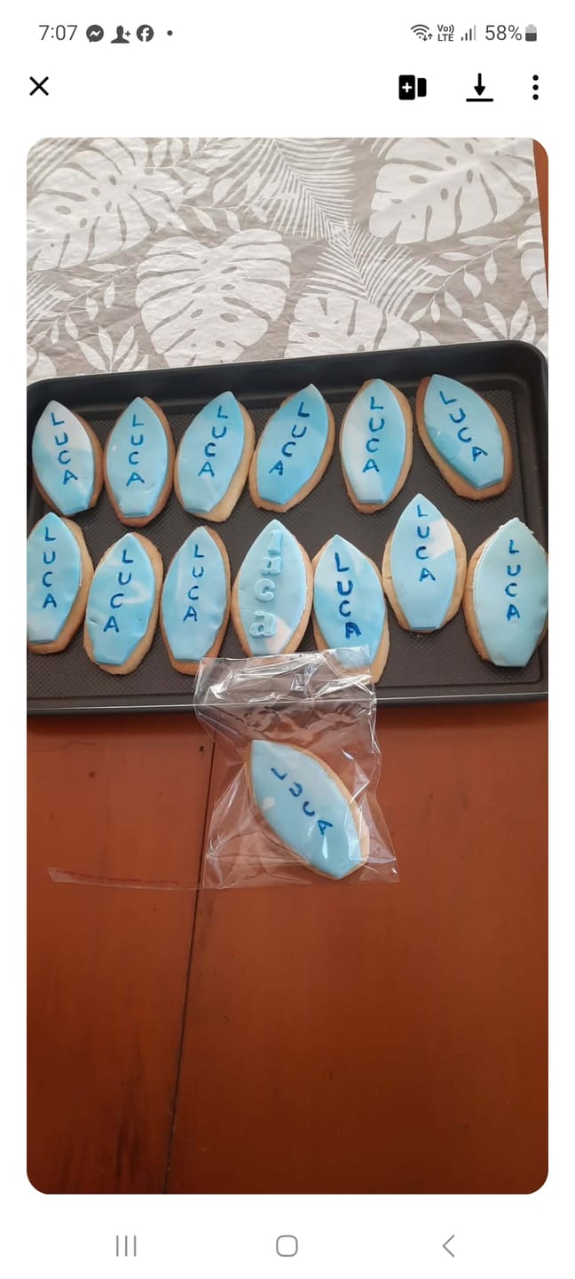 Customer photo review of Surfboard Cookie Cutter Only