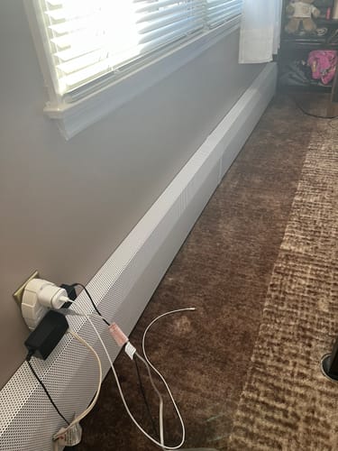 Customer photo review of Tall White Panel