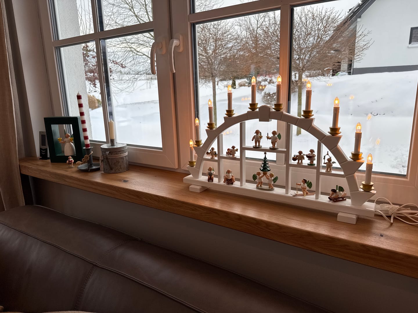 Customer photo review of Aufsatzfensterbank Eiche