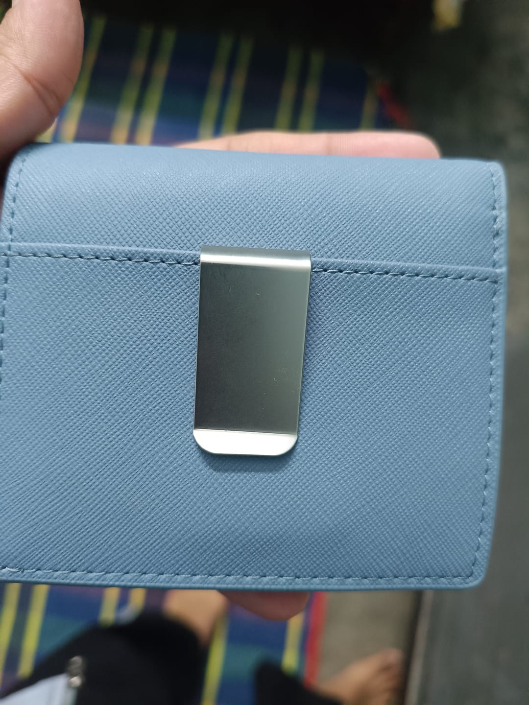 Customer photo review of SLEIGHT RFID BI-FOLD WALLET