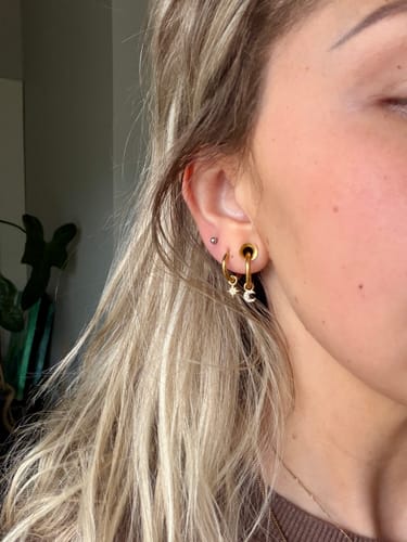 Customer photo review of Icy North Star Charm