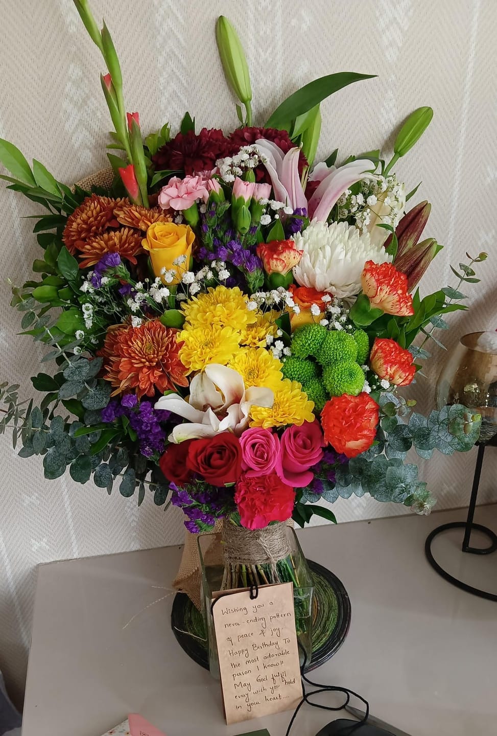 Customer photo review of A Riot of Colours