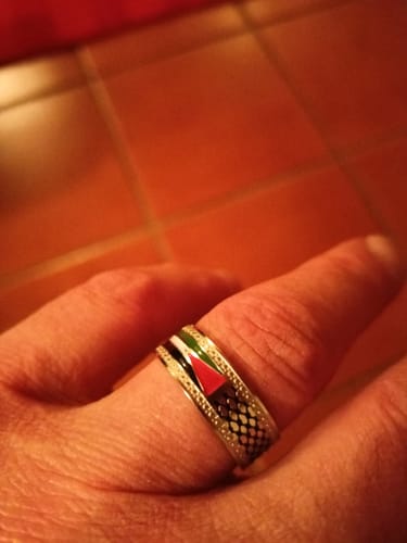 Customer photo review of Palestine Heritage Ring