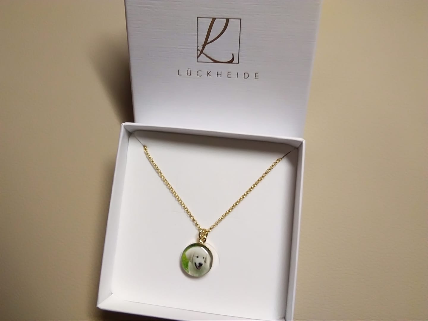 Customer photo review of Personalisierte Foto Kette