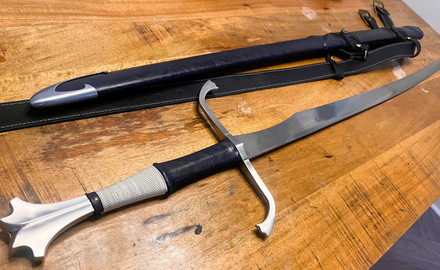 Customer photo review of The windlash Medieval Sabre