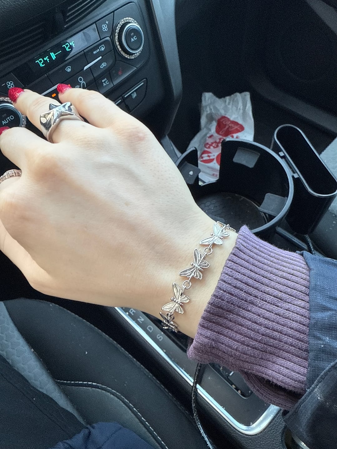 Customer photo review of BUTTERFLY BRACELET (ADJUSTABLE)