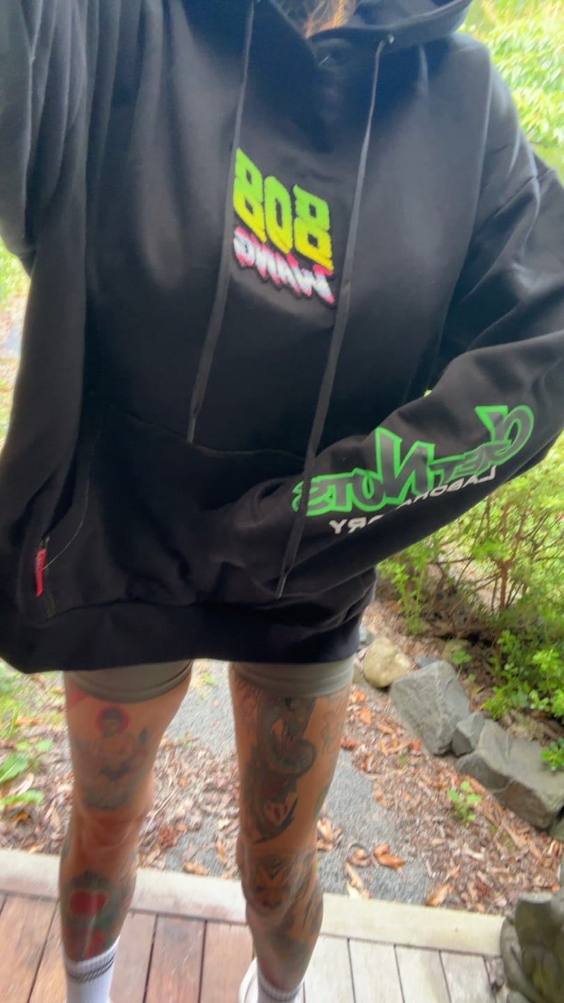 Customer photo review of Forrest Wang / Get Nuts Labs Hoodie